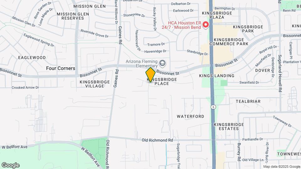 9511 Weldridge Dr Map and Location Details