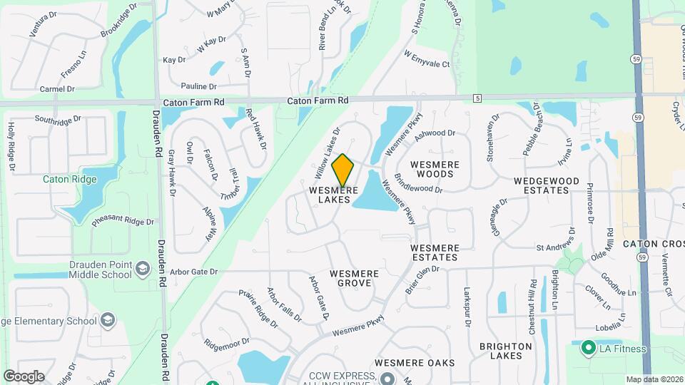 5551 Wesmere Lakes Ct Mapa y Detalles de la Ubicación