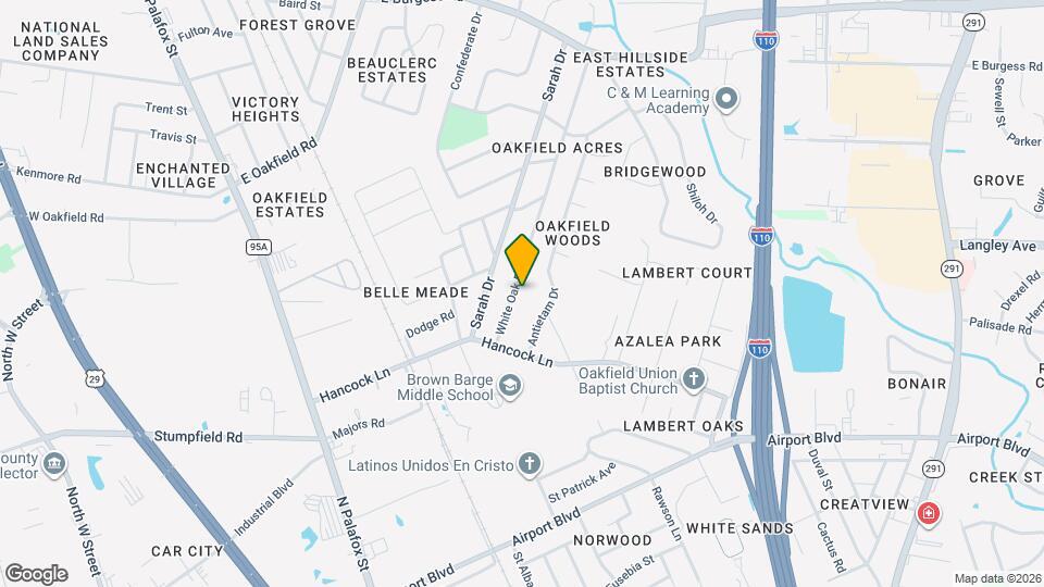 6314 White Oak Dr Map and Location Details