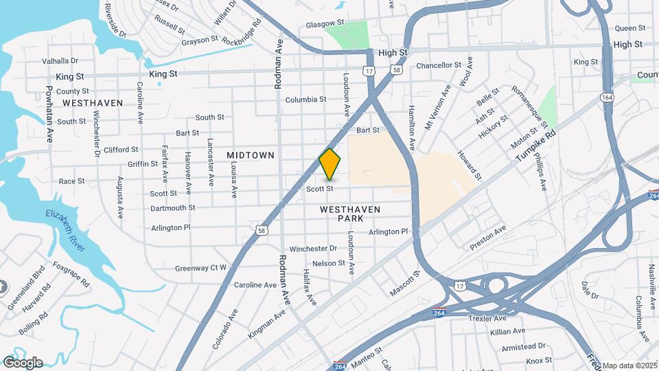 3420 Scott St Map and Location Details