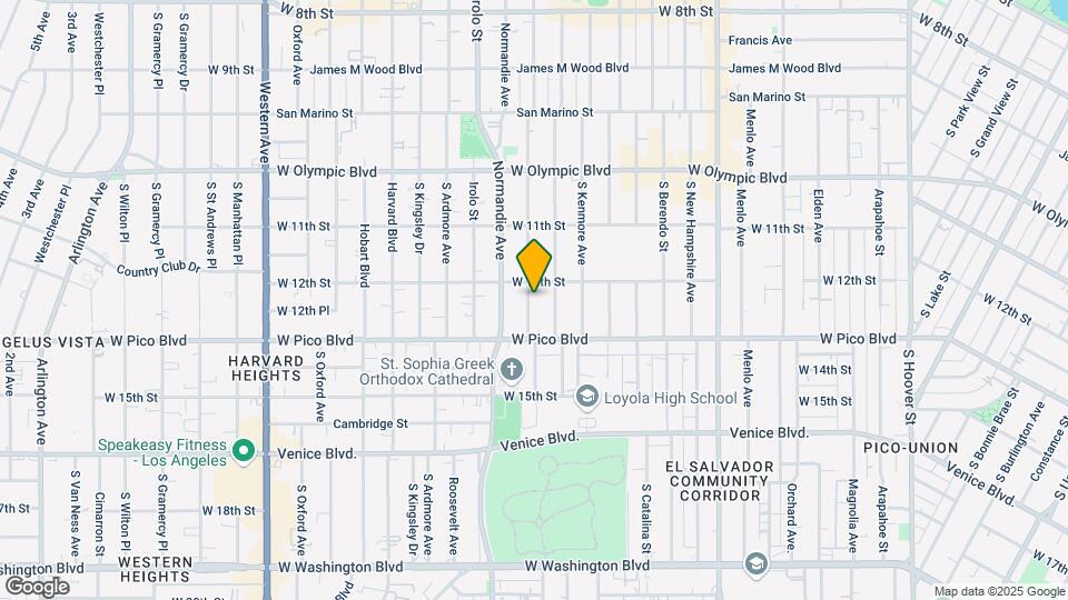 1218 1/4 S Mariposa Ave-Unit -#1218 Mapa y Detalles de la Ubicación