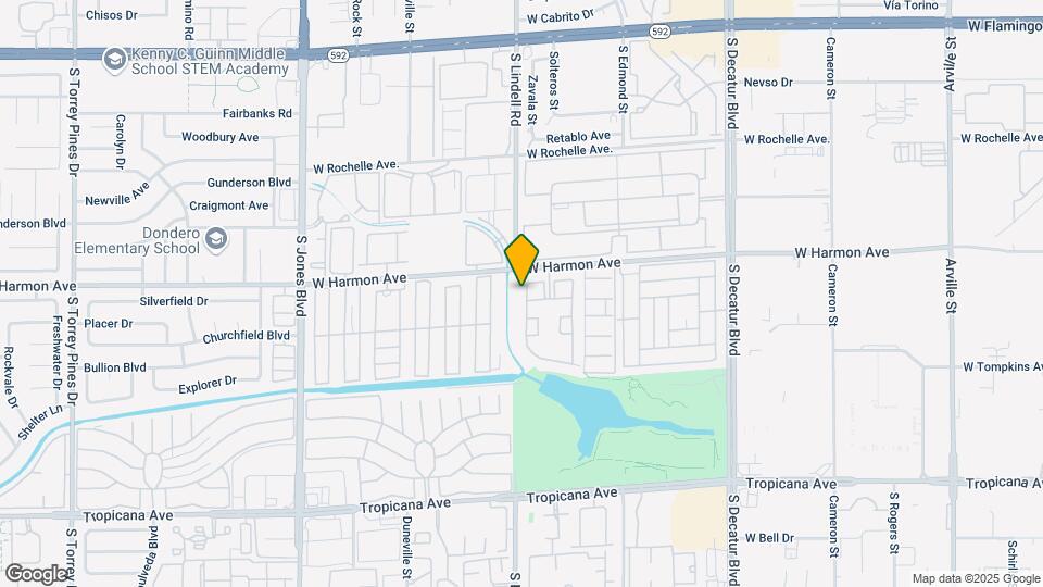 5415 W Harmon Ave, Unit 2114 Map and Location Details