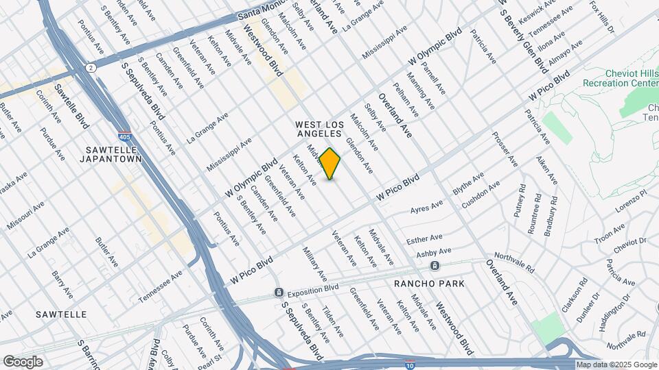 2327 Midvale Ave Map and Location Details