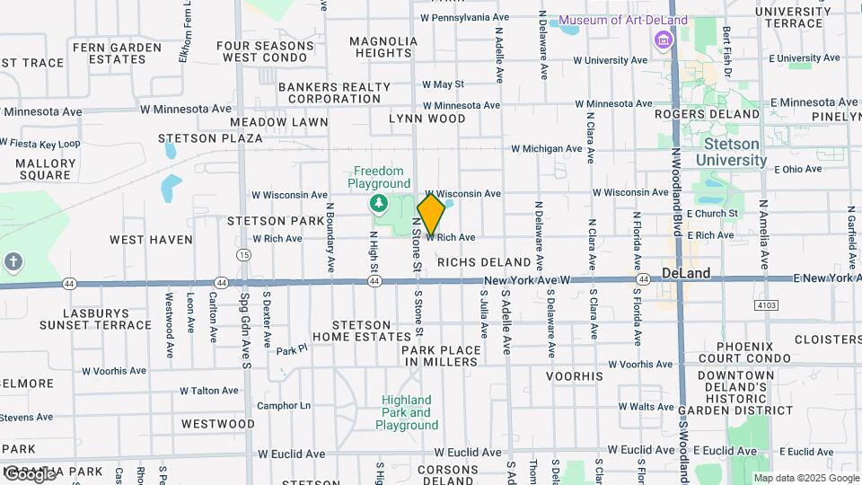 630 W Rich Ave, Unit Upper Map and Location Details