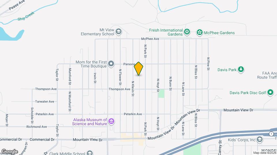 601 N Klevin St Mapa y Detalles de la Ubicación
