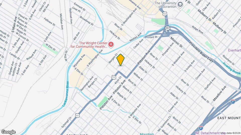 717 Cedar Ave Map and Location Details