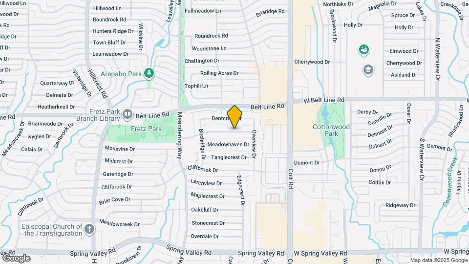 7709 Village Trail Dr Map and Location Details