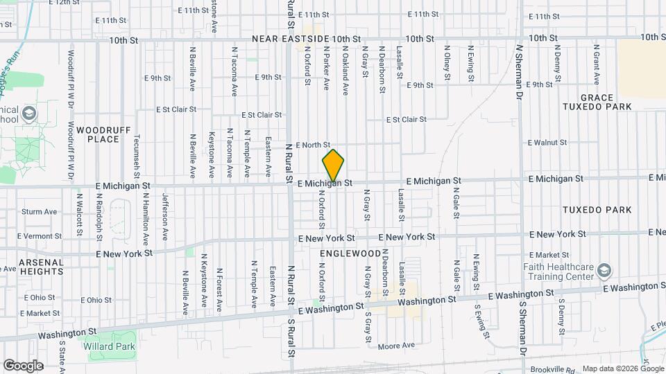 2917 E Michigan St Map and Location Details