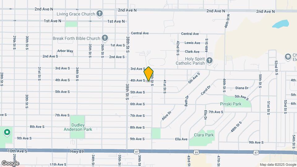 3920 4th Ave S Map and Location Details