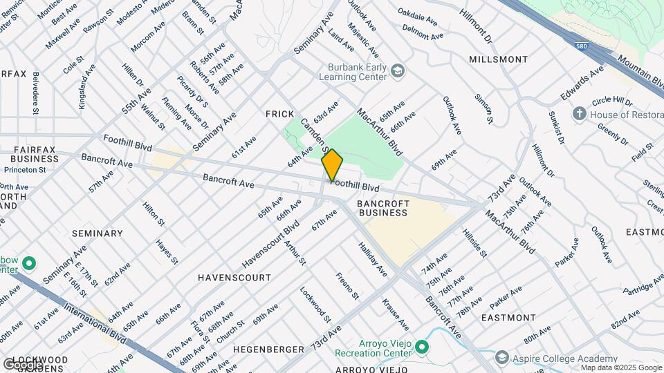 6619 Foothill Blvd Mapa y Detalles de la Ubicación