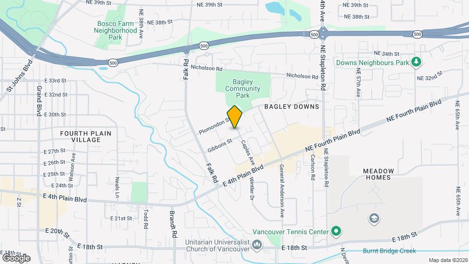 2816 Caples Ave Mapa y Detalles de la Ubicación