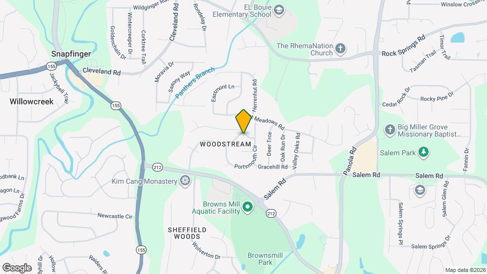 3393 Framingham Dr Mapa y Detalles de la Ubicación