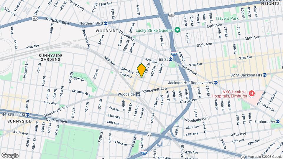 37-76 62nd St Mapa y Detalles de la Ubicación