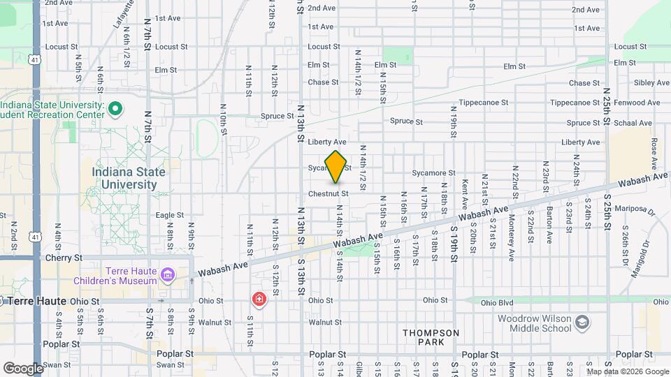 1362 Chestnut St Map and Location Details