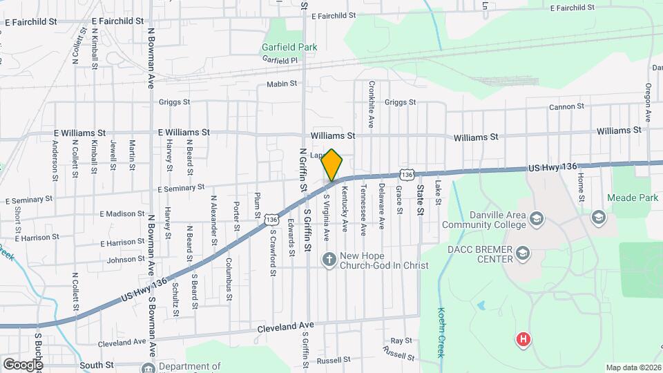 1404 E Main St Mapa y Detalles de la Ubicación
