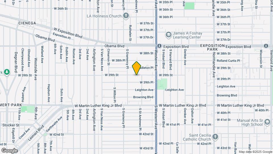 1728 W 39th St Map and Location Details