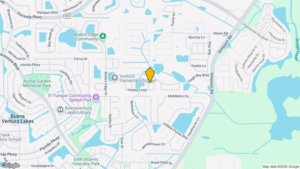 2909 Ariel Ave Map and Location Details