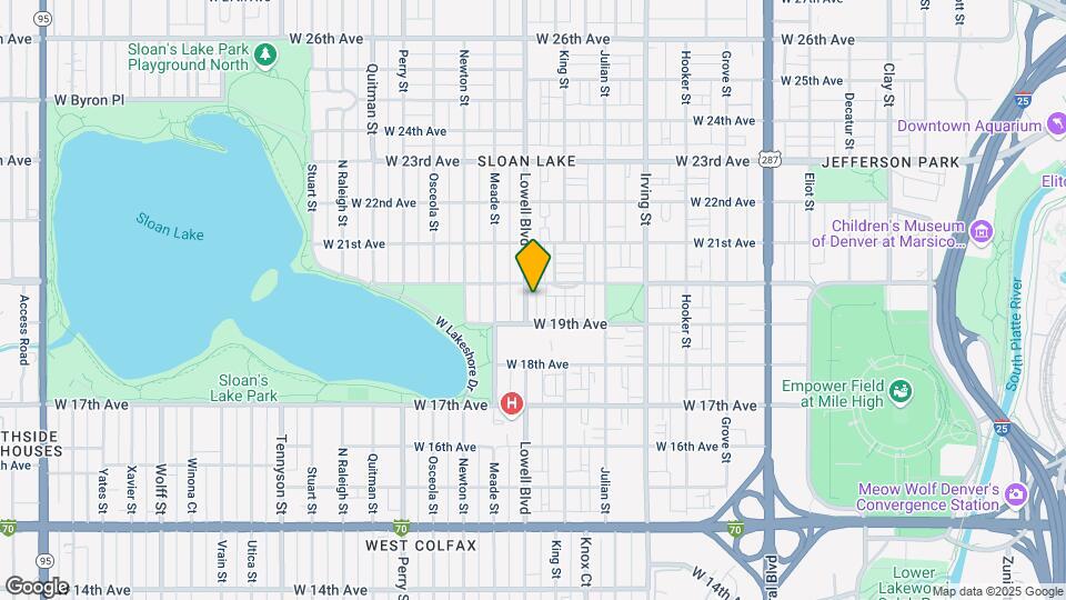 1950 Lowell Blvd Map and Location Details