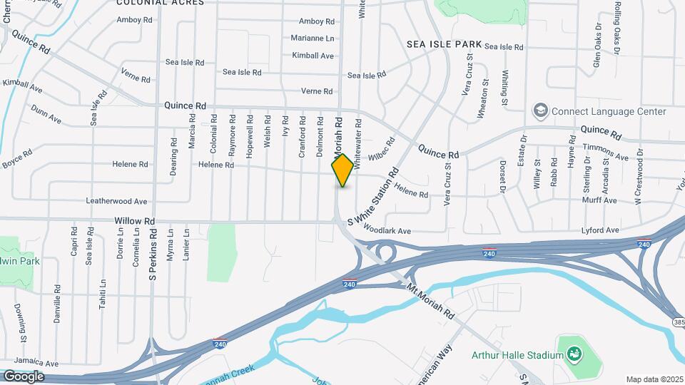 1630 Mt Moriah Rd Map and Location Details