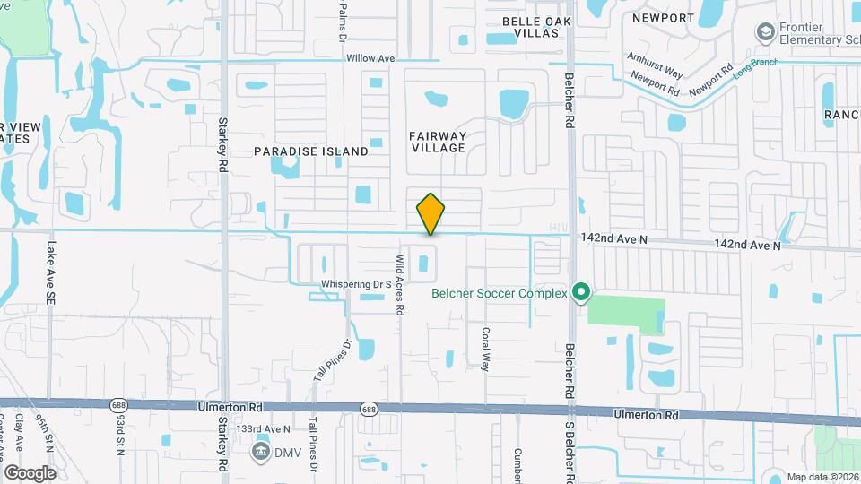 3331 Whispering Dr N Map and Location Details