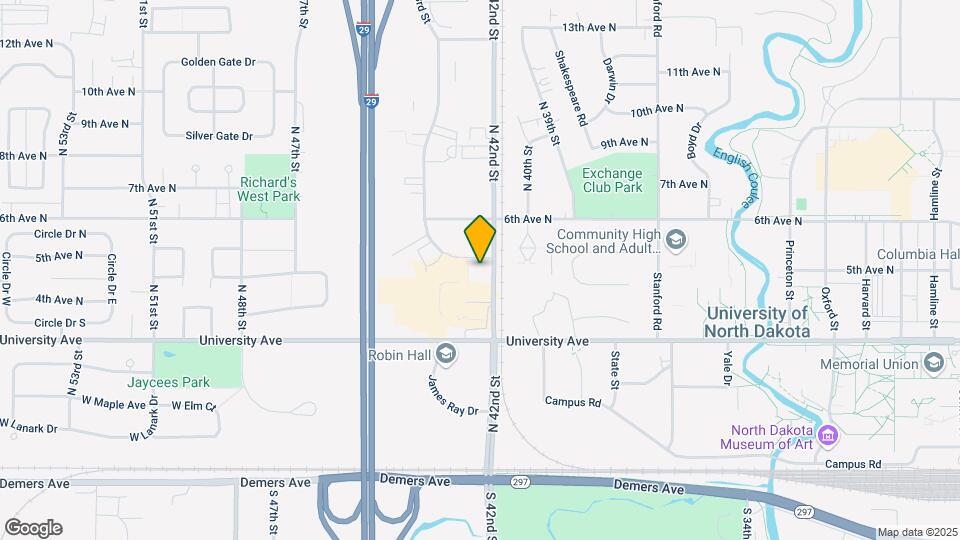 Campus Place 6 Apartments Map and Location Details