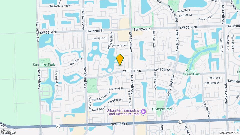 15805 SW 79th Terrace Map and Location Details