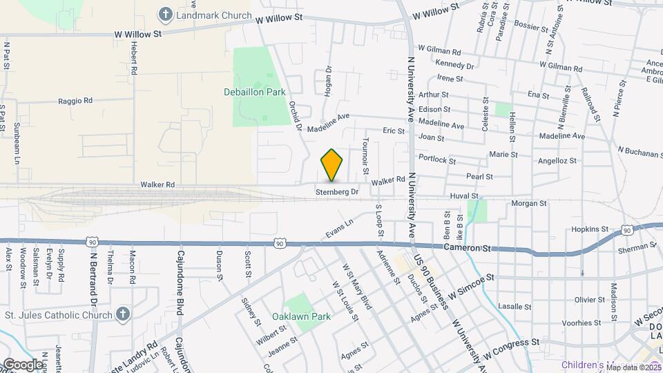 615 Walker Rd Map and Location Details