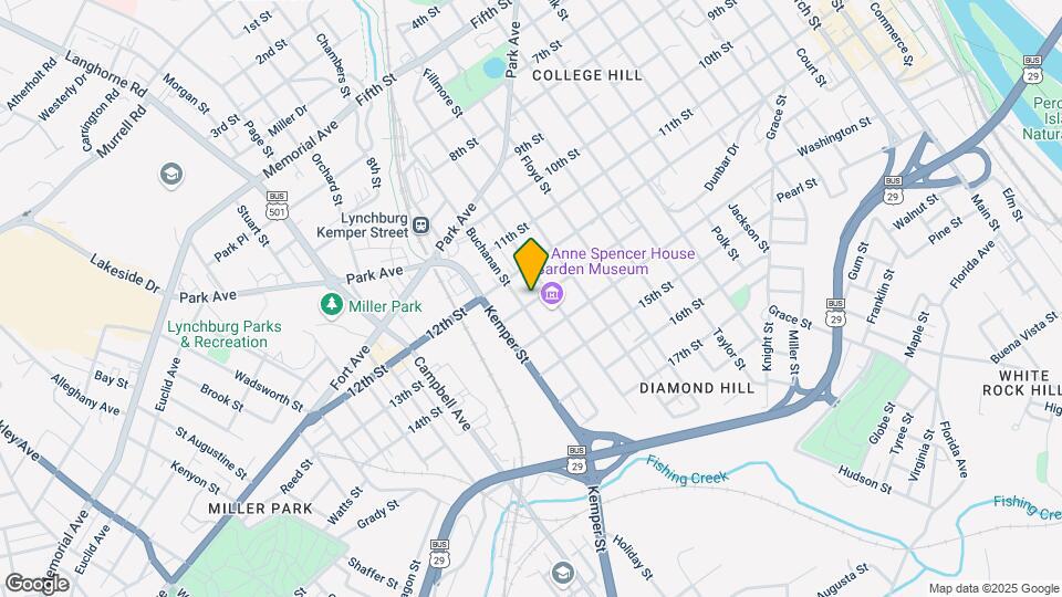 1613 13th St Mapa y Detalles de la Ubicación