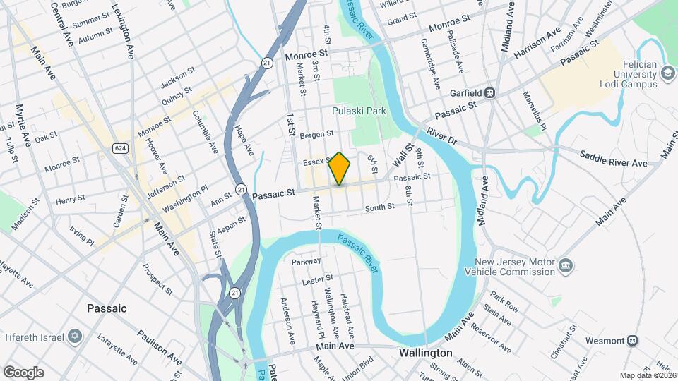 151 Passaic St, Unit apartment Map and Location Details