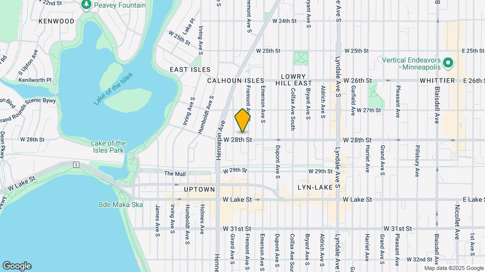 1310 W 28th St, Unit #4 Map and Location Details