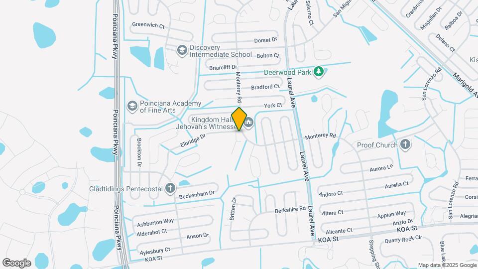 501 Elbridge Pl Map and Location Details