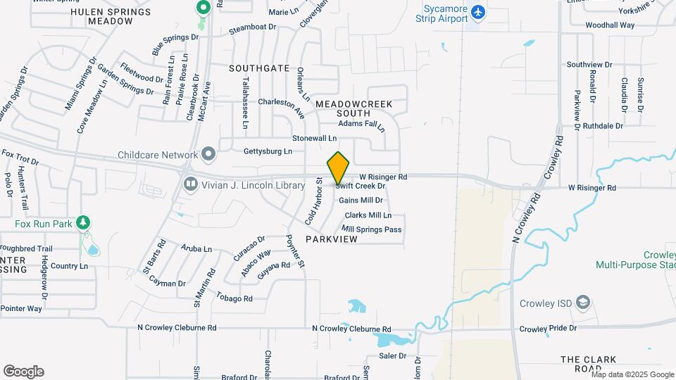 2721 Swift Creek Dr Map and Location Details