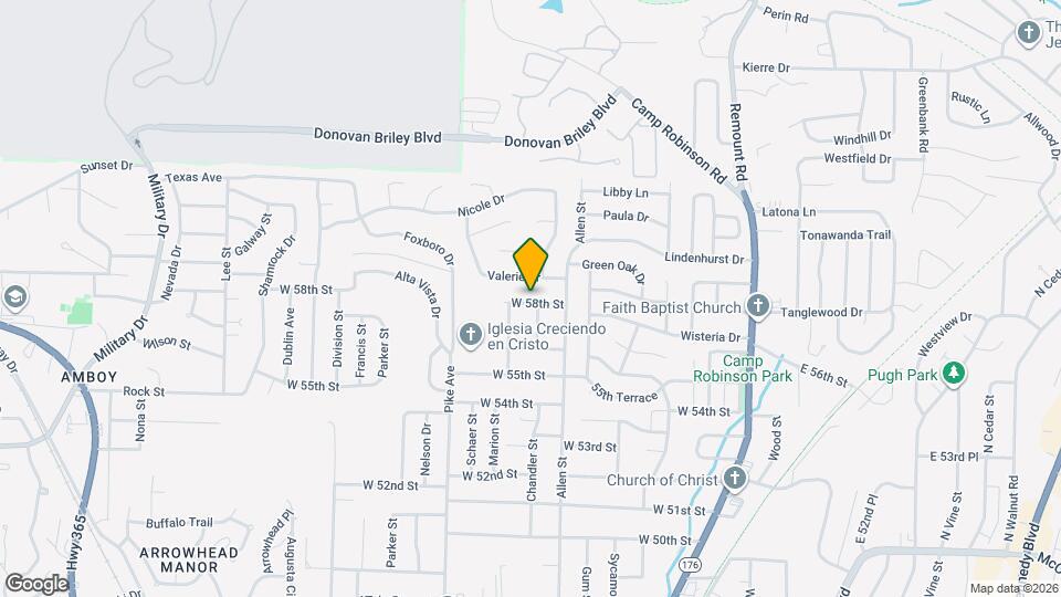 805 W 58th St Map and Location Details