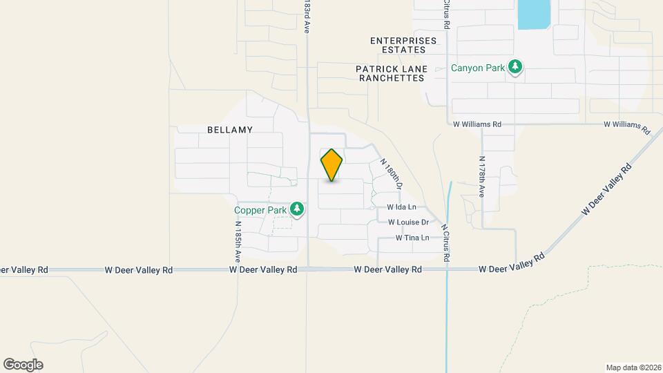 18240 W Carlota Ln Mapa y Detalles de la Ubicación