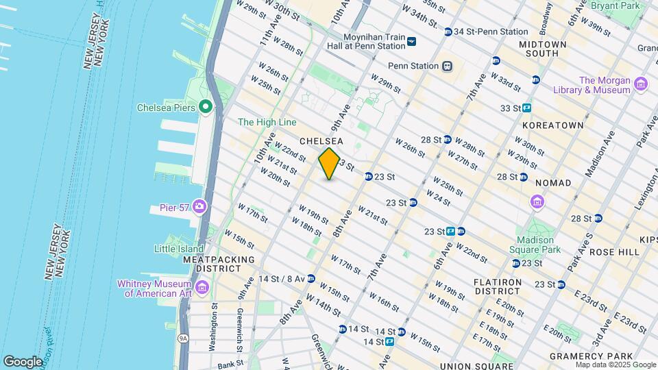 333 W 21st St Map and Location Details