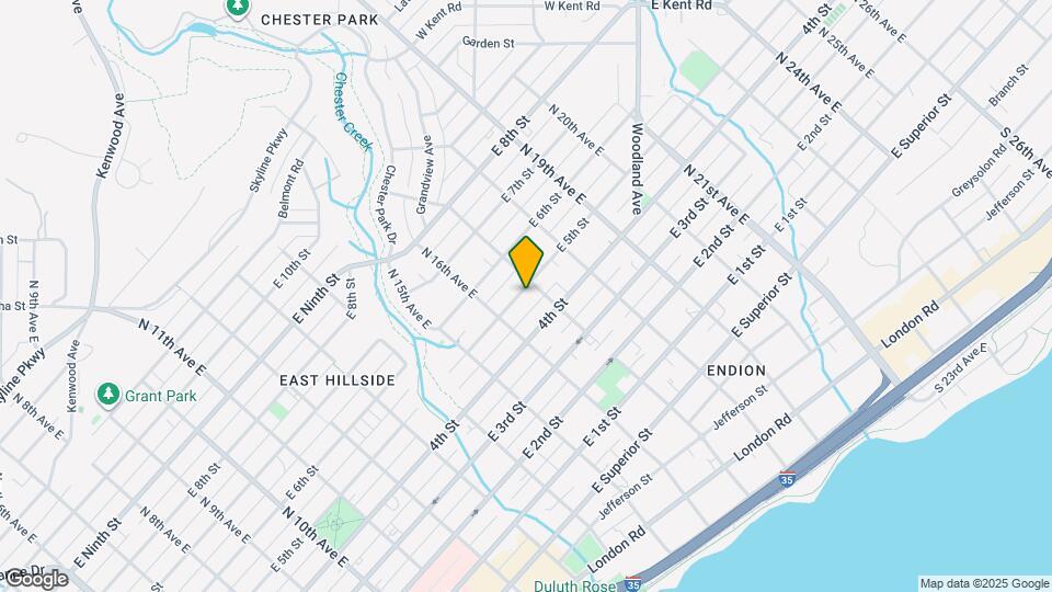 1624 E 5th St Map and Location Details