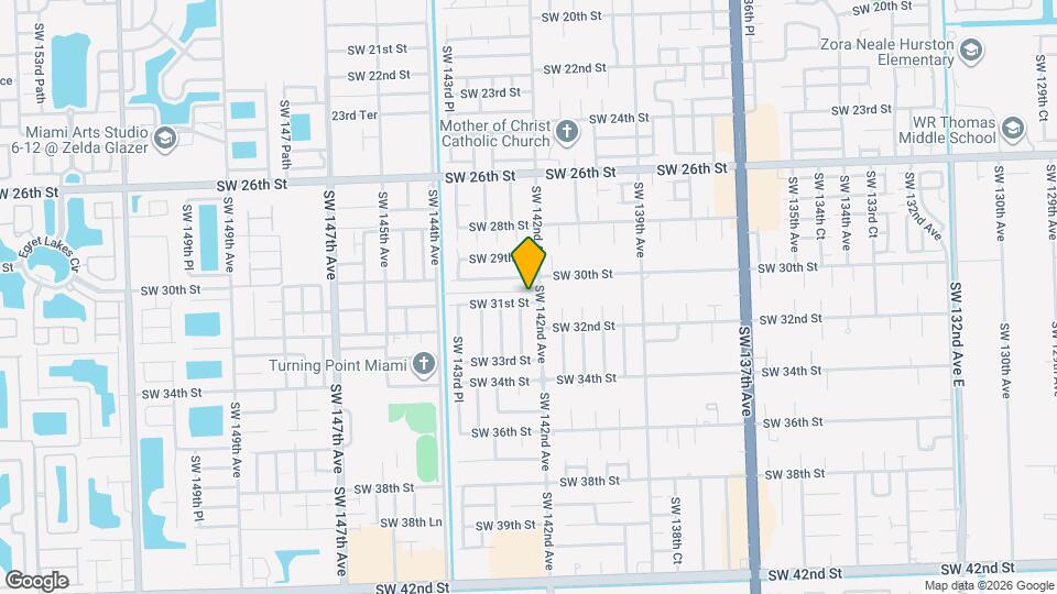 14211 SW 31st St Map and Location Details