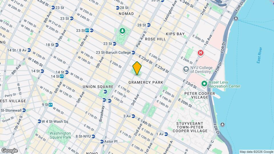 130 W 20th St Map and Location Details