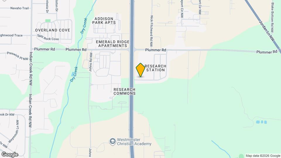 309 Research Station Blvd NW Map and Location Details