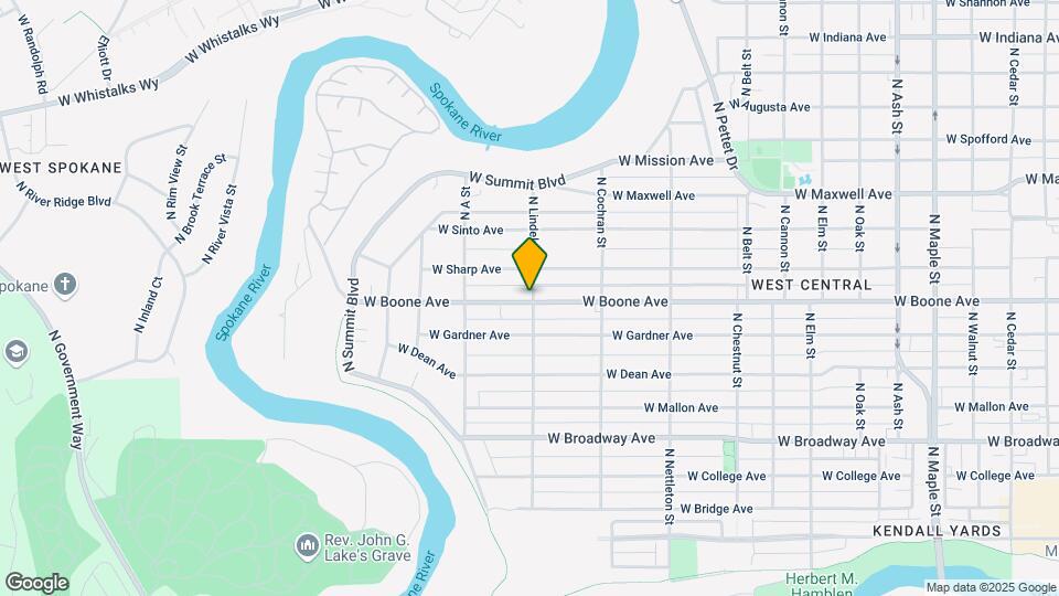 2704-2704 W Boone Ave Map and Location Details