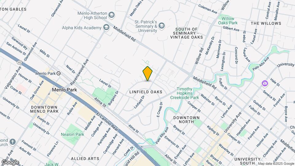 311 Waverley St Map and Location Details