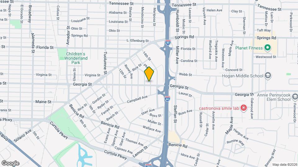 2228 Georgia St Map and Location Details