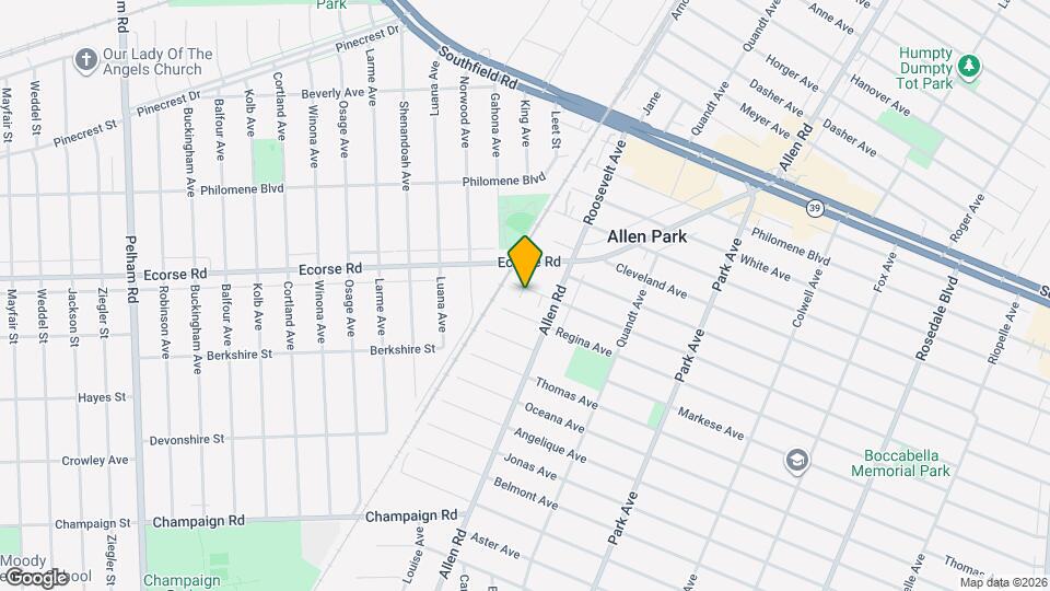16157 McLain Ave Map and Location Details