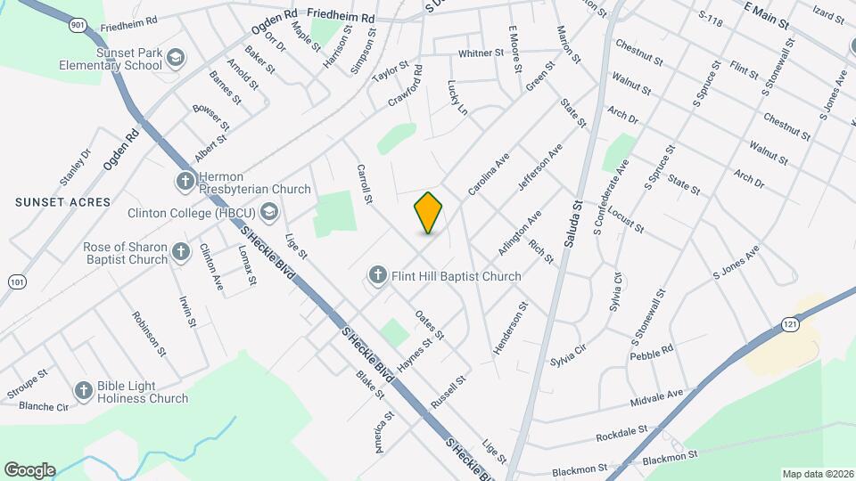 1058 Flint Hill St Map and Location Details