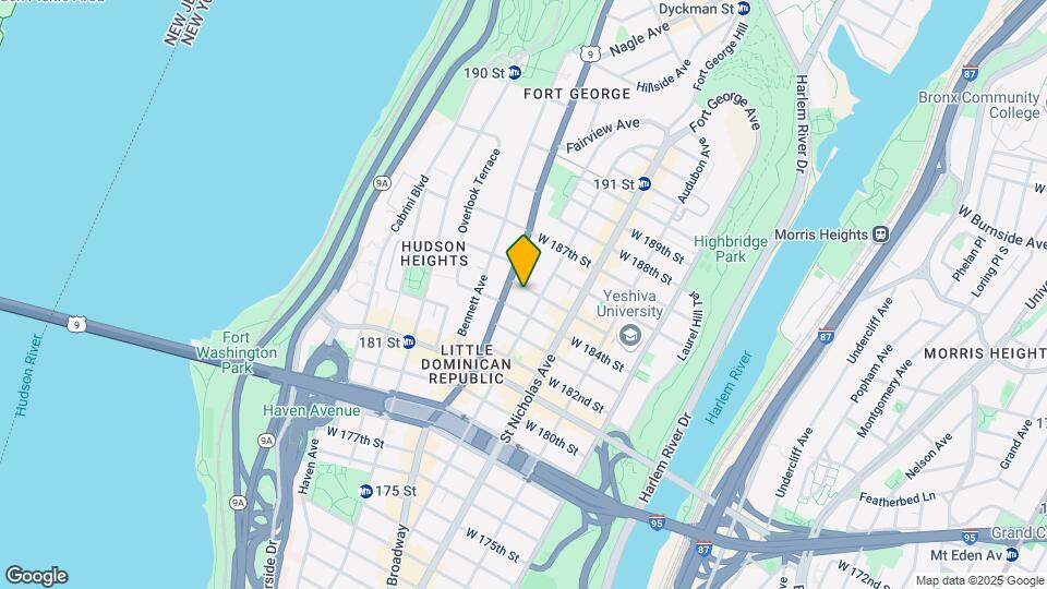 644-650 W 185th St Map and Location Details