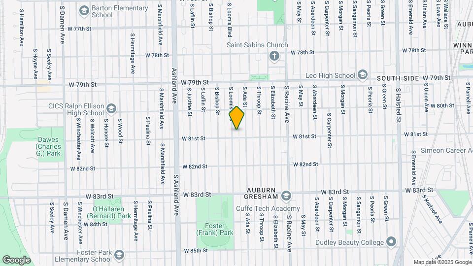 1349 W 81st St Map and Location Details