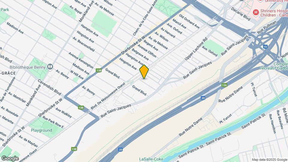 2115 Beaconsfield Av Map and Location Details