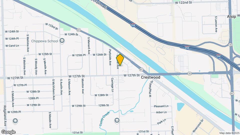12635 S Central AVE Map and Location Details