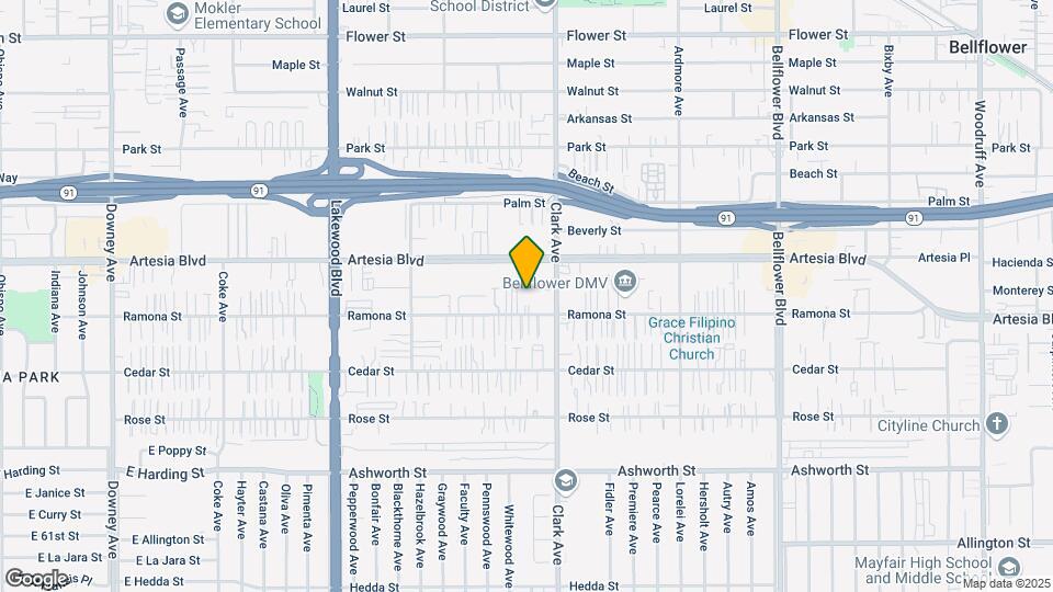 9339-9341 Ramona St Mapa y Detalles de la Ubicación