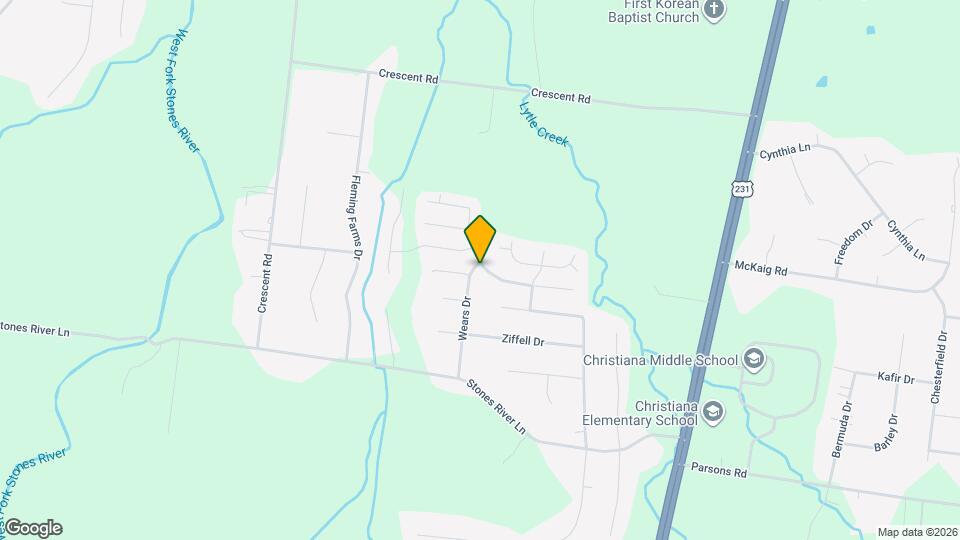 1133 Halverson Dr Map and Location Details